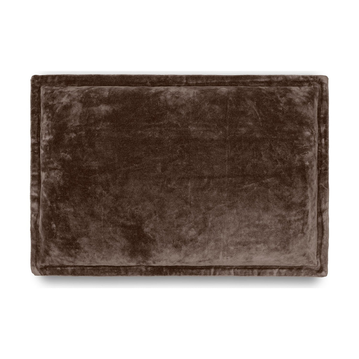 Renwal 60 x 40cm Velvet & Linen Cushion Cover - Brown