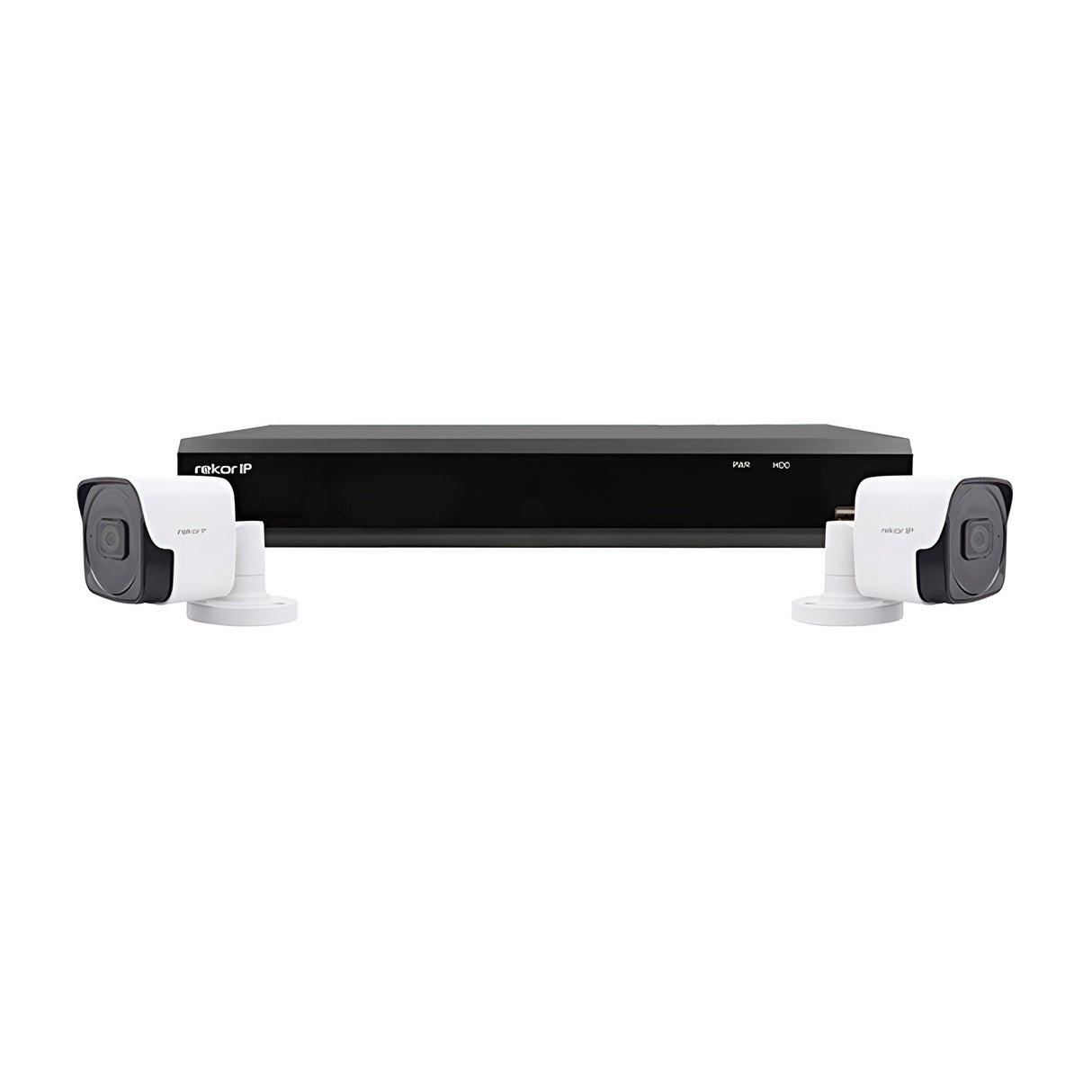 4 Channel IP 1TB 2MP 2 Bullet Camera Kit - White