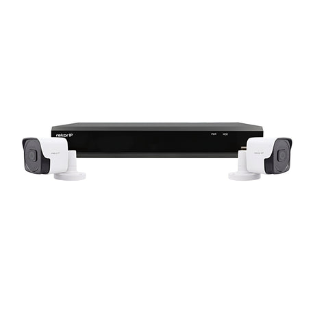 4 Channel IP 1TB 2MP 2 Bullet Camera Kit - White