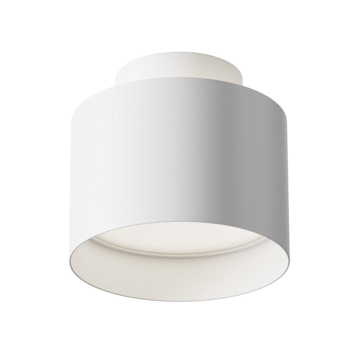Planet LED Small Round Surface Downlight in White, designed for surface mounting with a compact and simple white finish.