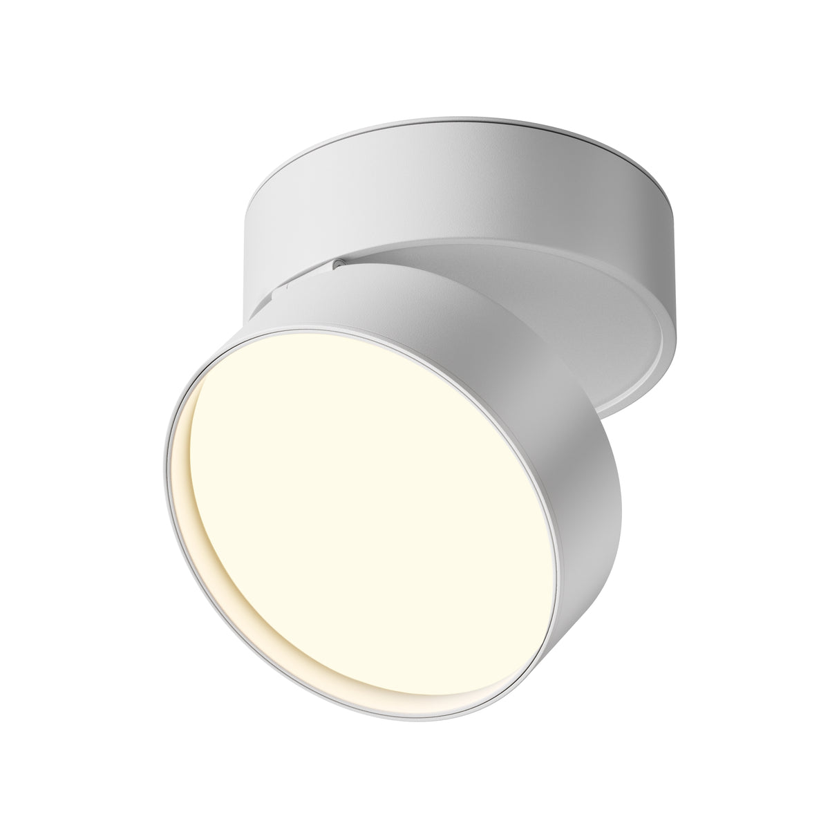 Onda Concrete LED Ceiling Light 120mm - White