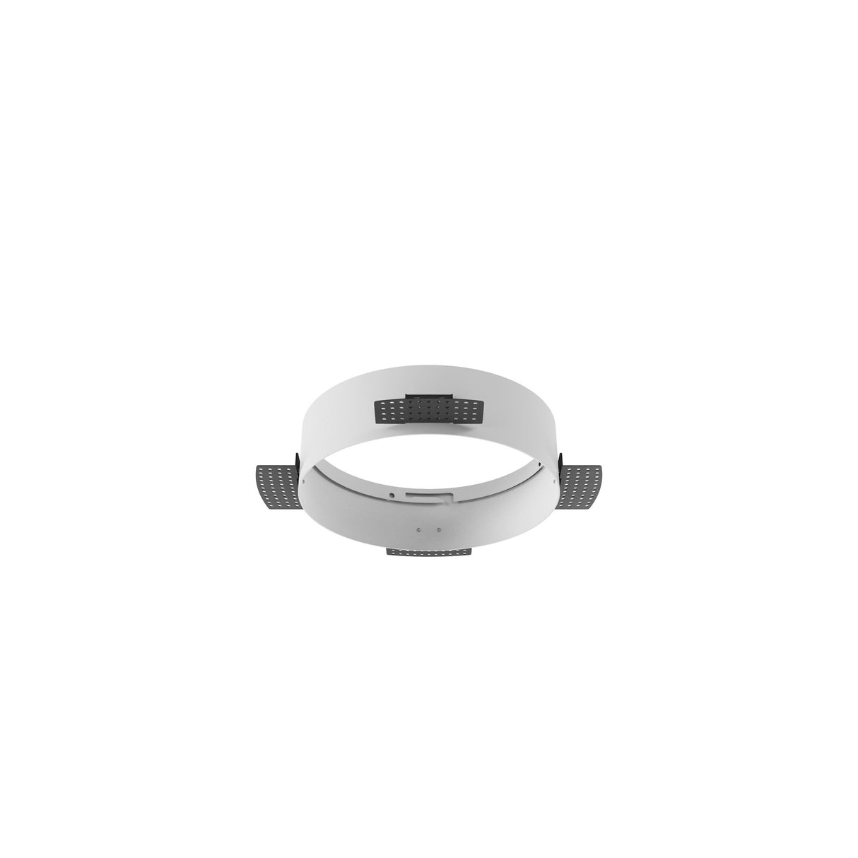 Zon Mounting Ring for Round Recessed Downlight in white, designed to complement modern decor with a discreet, refined appearance