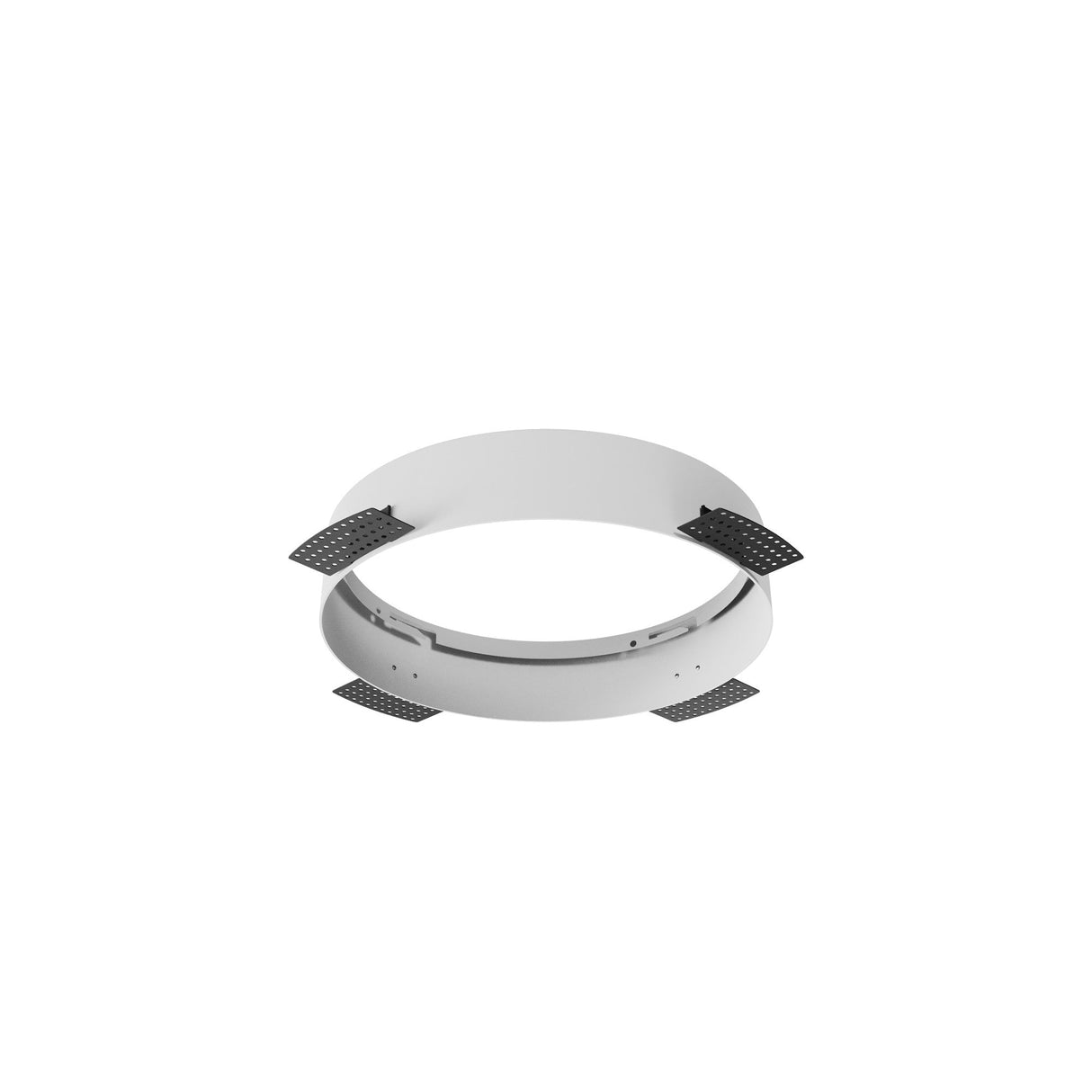 Zon Mounting Ring for Round Recessed Downlight in white, perfect for creating a polished, integrated lighting effect