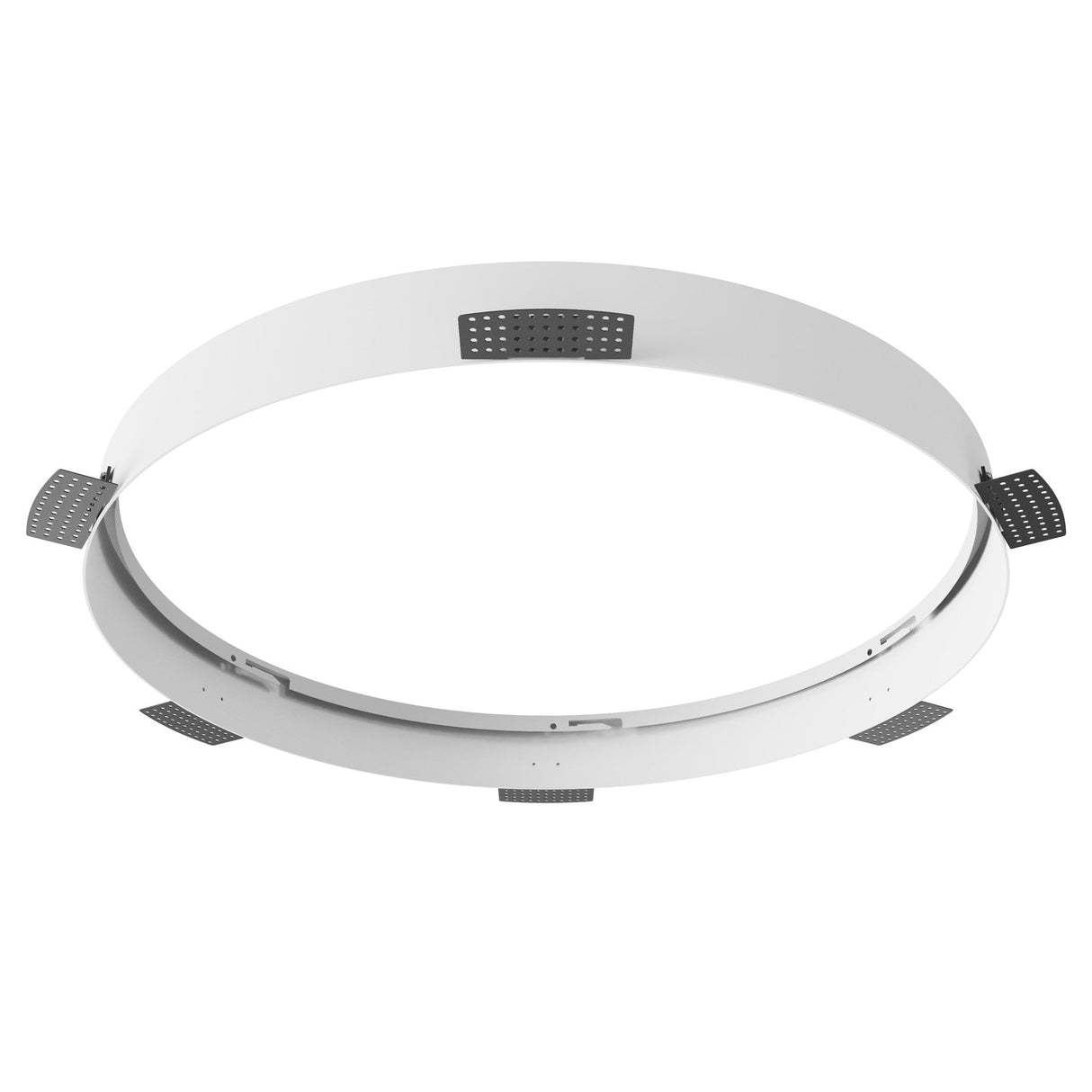 Zon Mounting Ring for Round Recessed Downlight in white, perfect for enhancing recessed lighting with a sleek, modern look