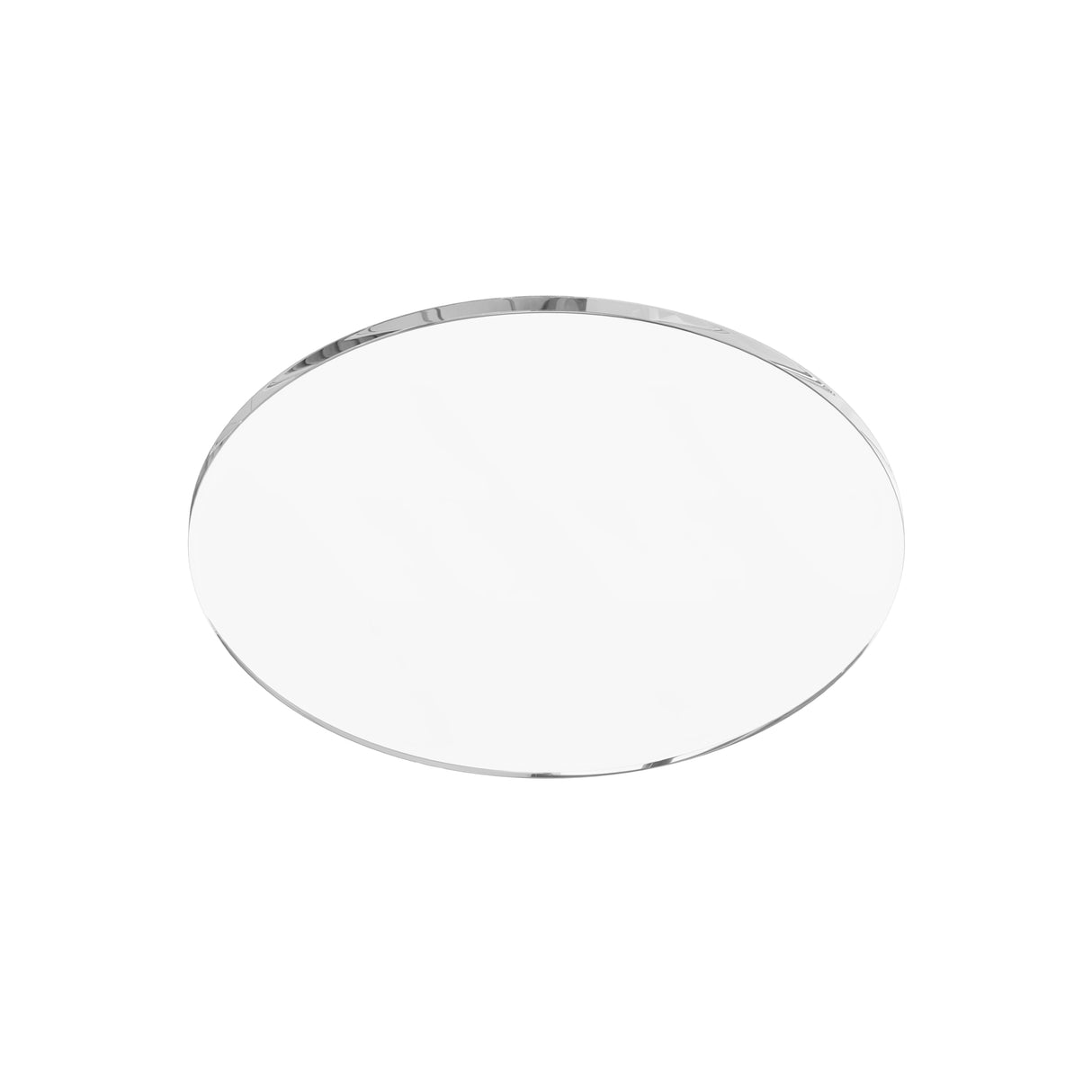 Dip 450mm Opal Glass Diffuser for Flush Ceiling Lights - Transparent