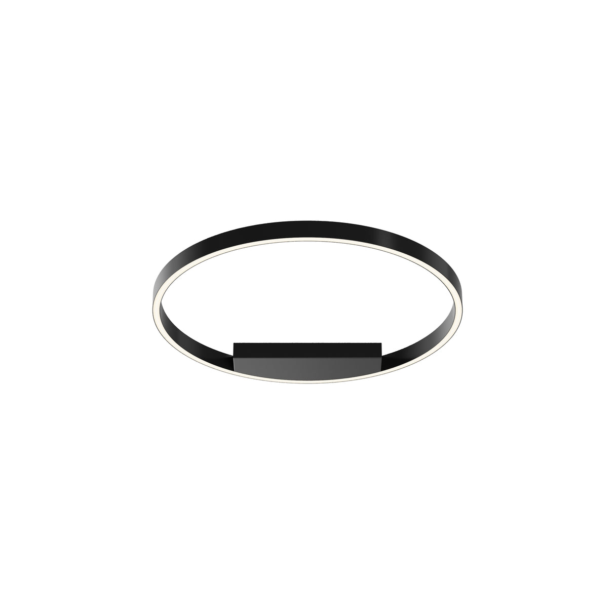 Rim Ring LED Ceiling Light 600mm - Black