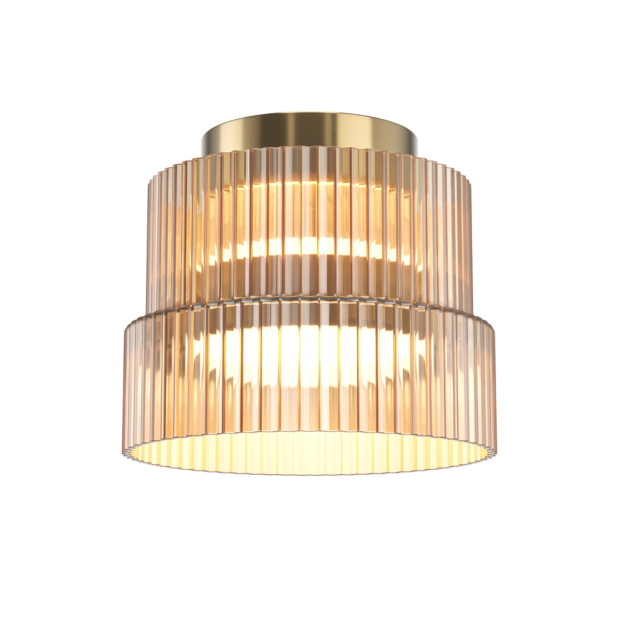 Scala Wood LED Ceiling Light - Bronze