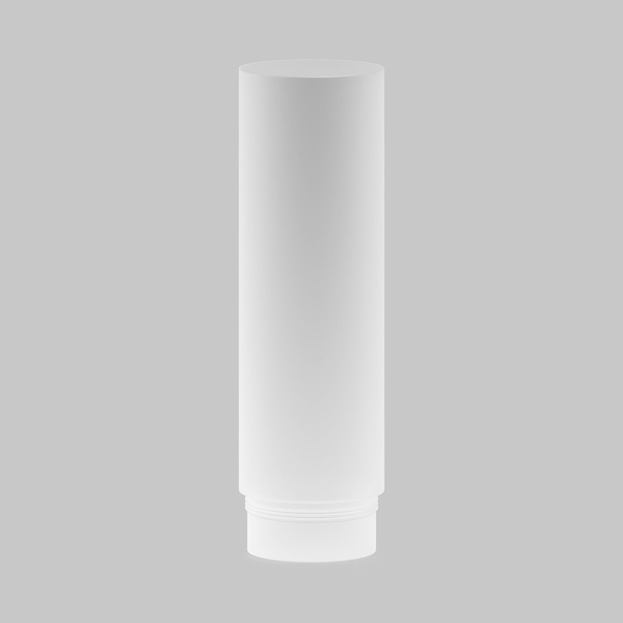 The Focus LED Light Diffuser Large 12W is a tall, cylindrical white object with a smooth surface, placed against a gray background. It is expertly designed to reduce glare while enhancing ambient lighting.