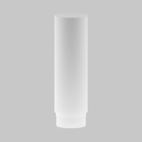 The Focus LED Light Diffuser Large 12W is a tall, cylindrical white object with a smooth surface, placed against a gray background. It is expertly designed to reduce glare while enhancing ambient lighting.