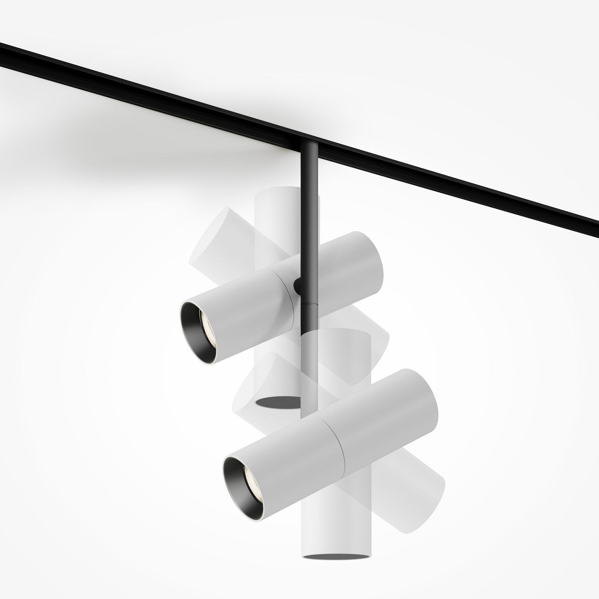 Mobility and control features of Elti Duo CCT Dimmable LED Magnetic Exility Track Spotlight, emphasizing versatile dimming options