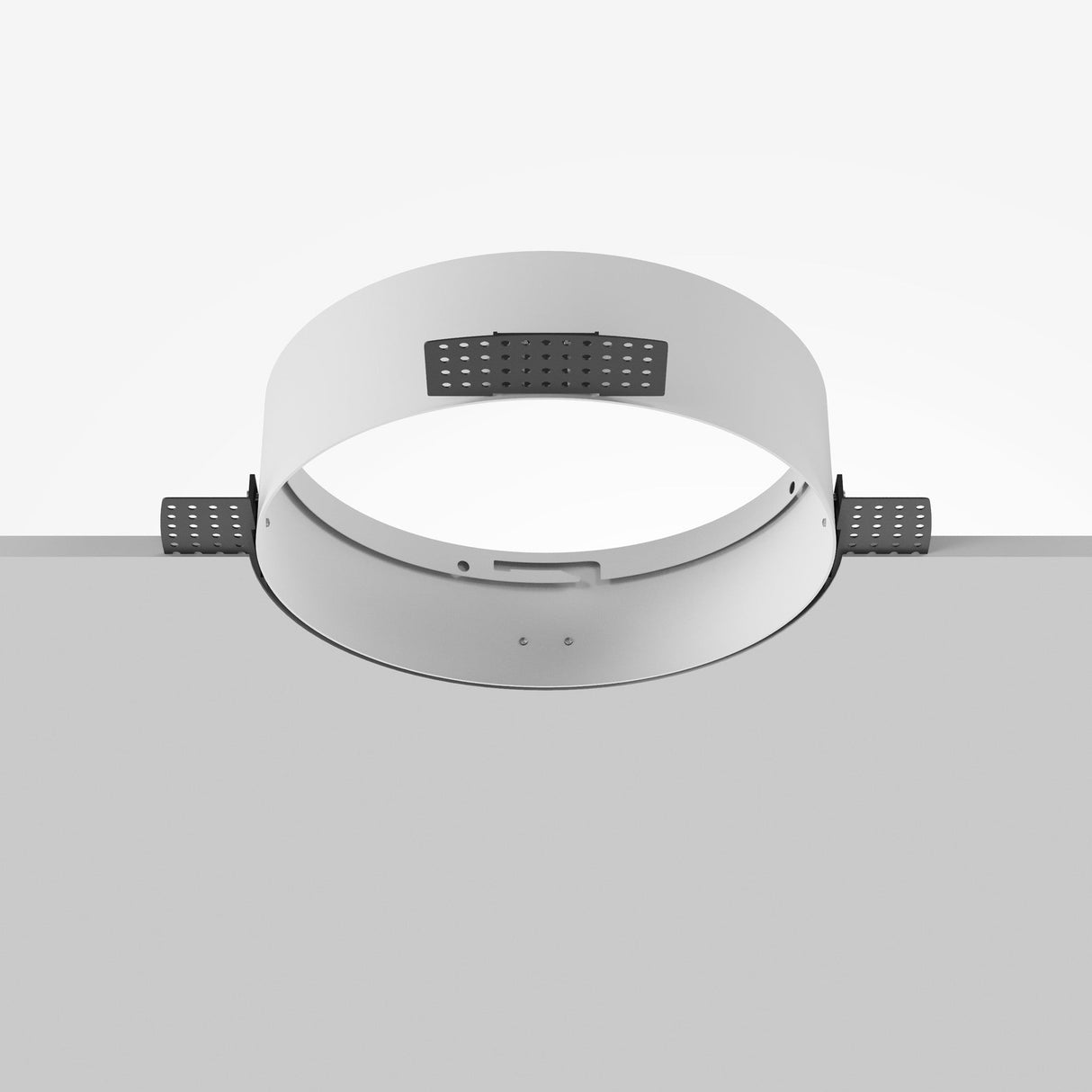 Mounting components for Zon Mounting Ring for Round Recessed Downlight, providing secure attachment for reliable lighting setup