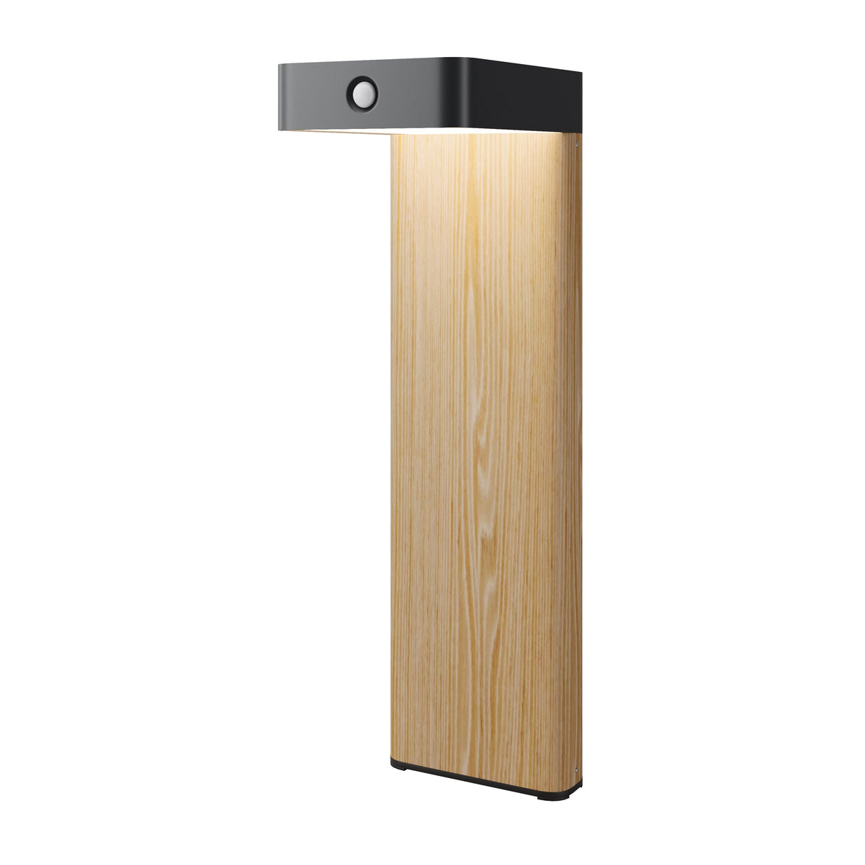 Nordis Solar Powered LED Wall Light 2W 3000K 350mm - Black
