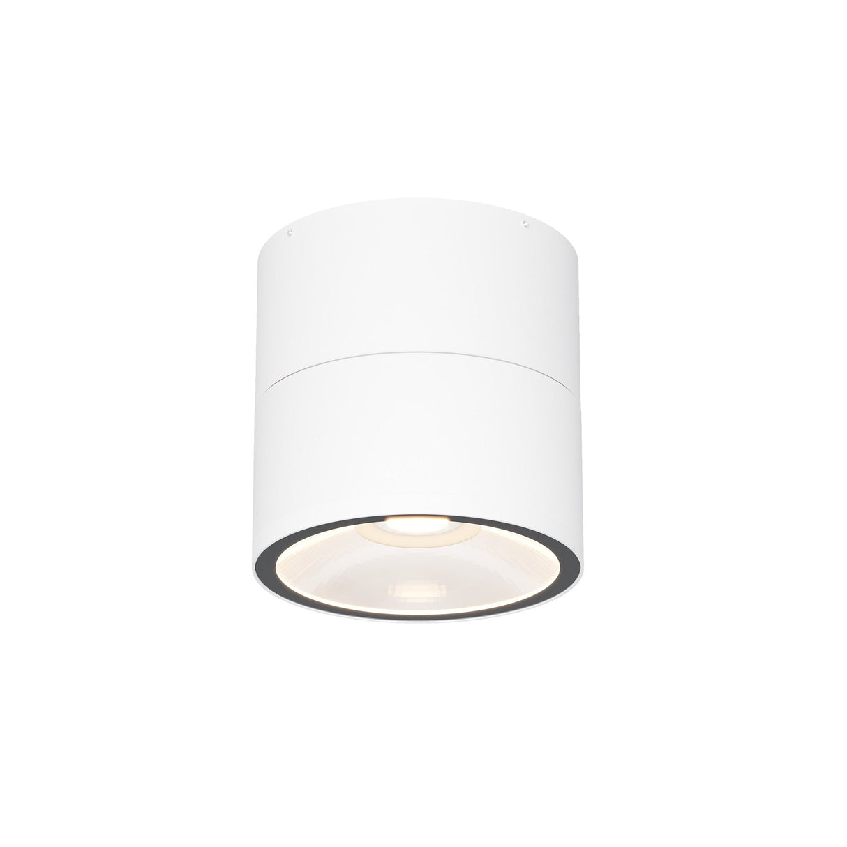 Spin outdoor LED single spotlight in white, delivering focused illumination for outdoor spaces.