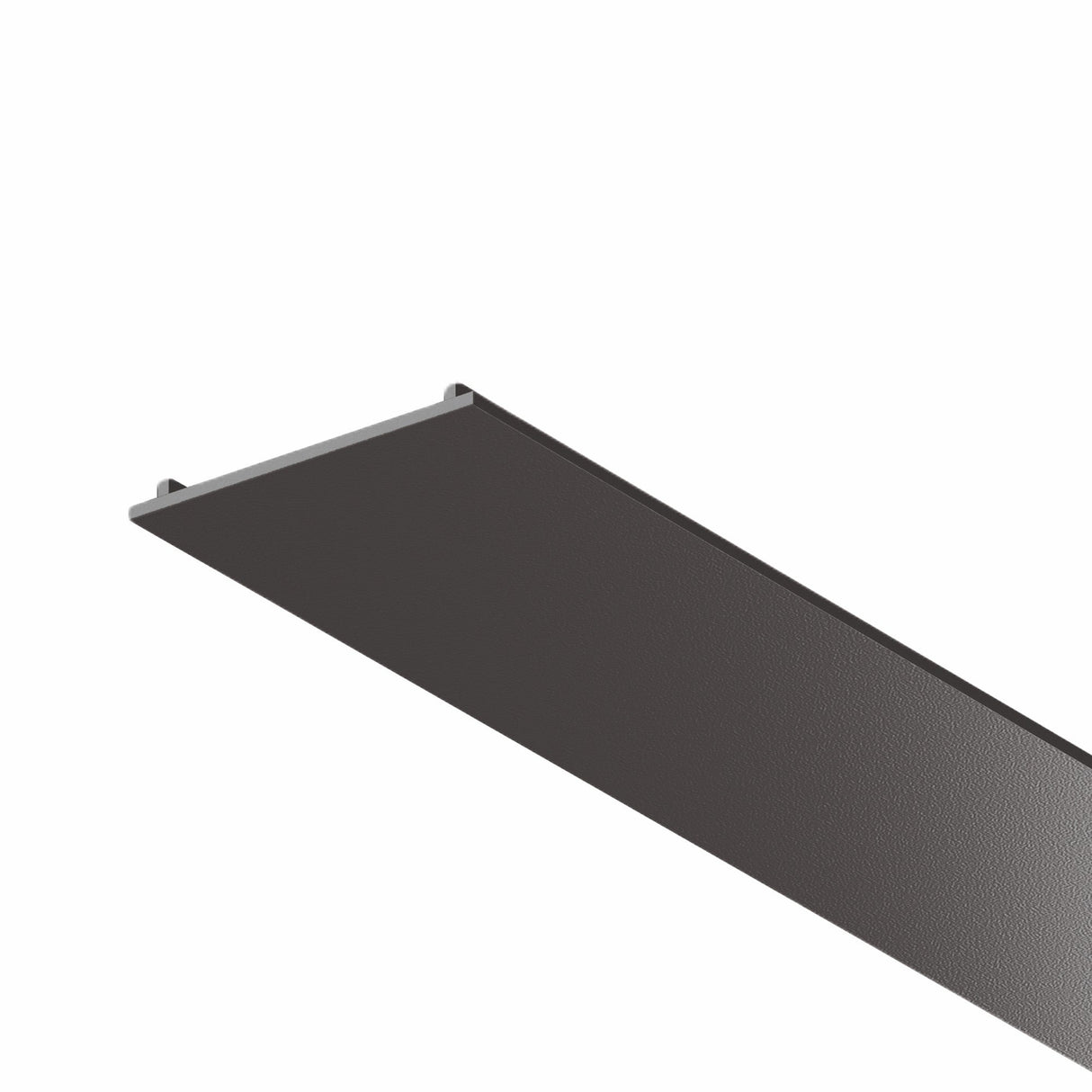 S35 Track Decorative Cover in black, ideal for concealing track components with a seamless look