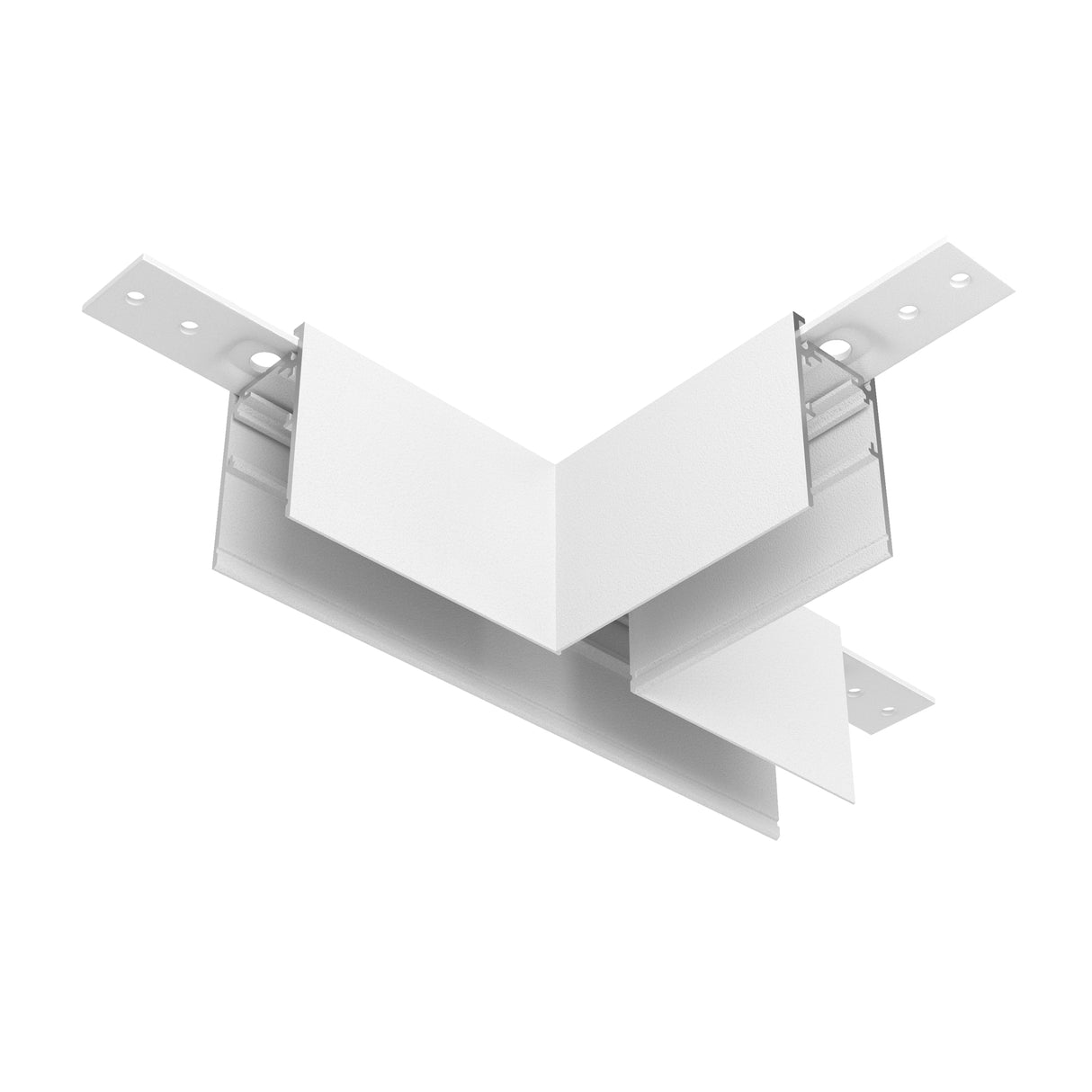 Exility Track Lighting L-Corner Connector - White