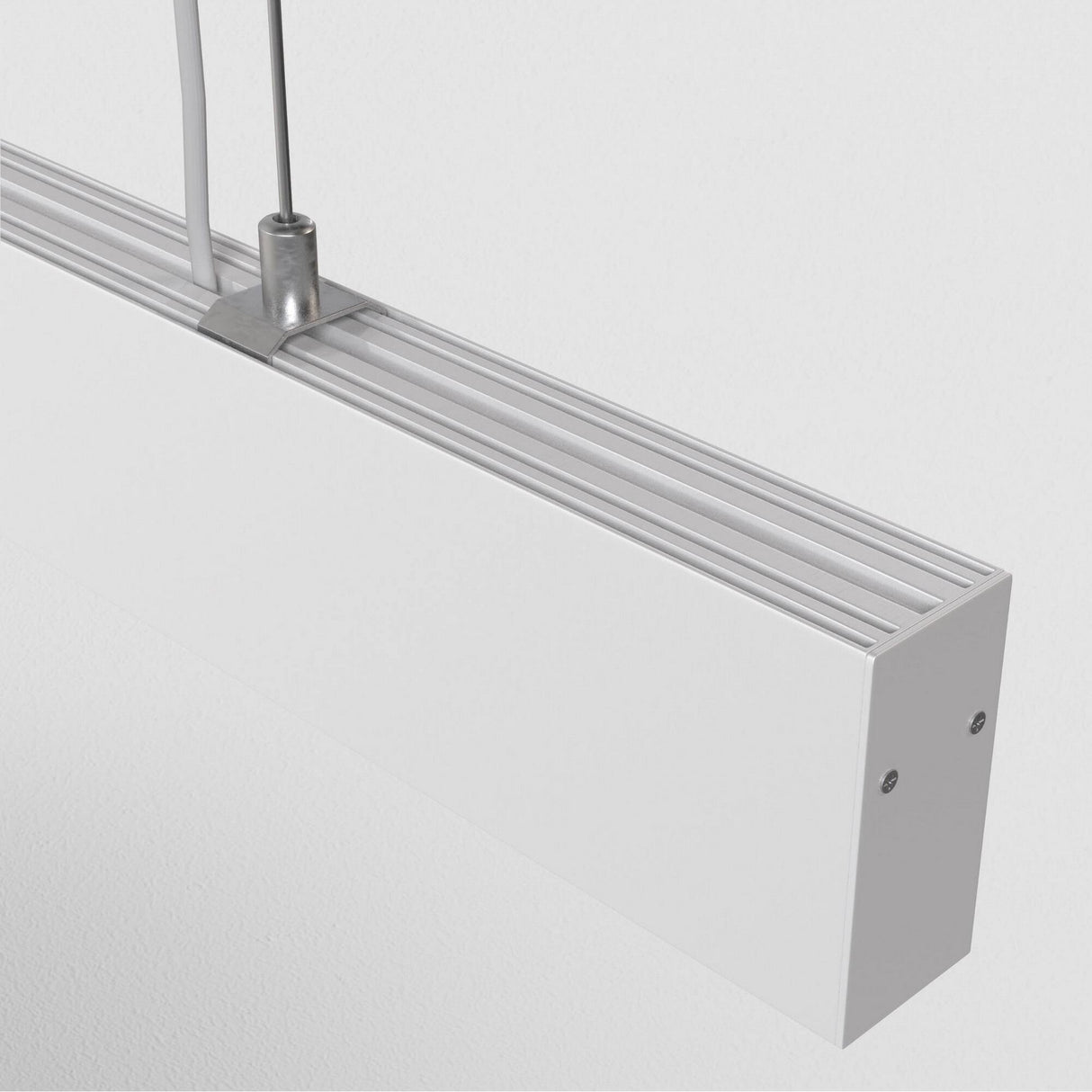 Technical feature of Points LED Linear suspension light in White, showcasing design functionality.