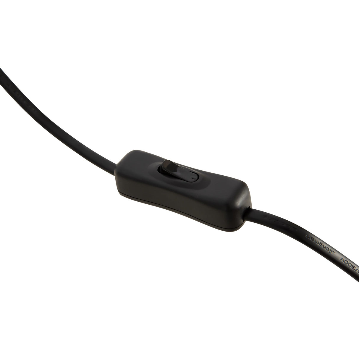 The Bianco Table Lamp - Brass & Alabaster with a white square shade has a black inline switch on its cord, complementing its modern design against a white background.