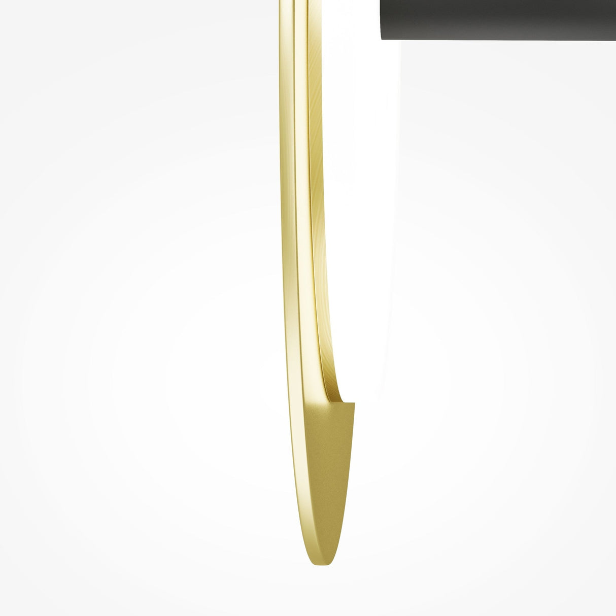 Element detail of relax LED magnetic Exility track light, highlighting the sleek brass finish and clean lines.