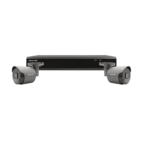 RekorHD 2MP Analogue 4 Channel 2 Camera Bullet Kit 2TB - Grey