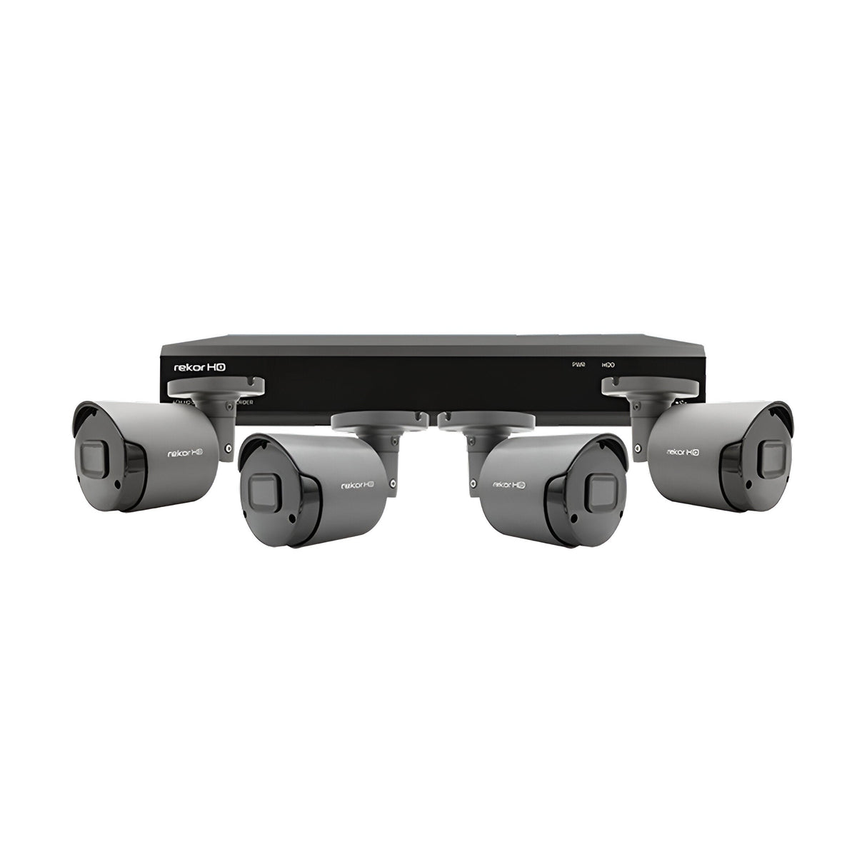 RekorHD 2MP Analogue 4 Channel 4 Camera Bullet Kit 1TB - Grey
