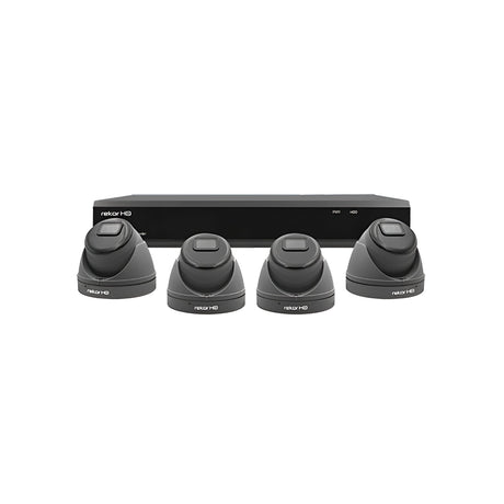 RekorHD 2MP Analogue 4 Channel 4 Camera Dome Kit 2TB - Grey