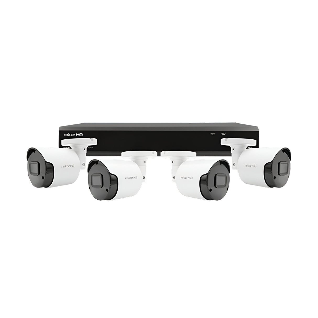 RekorHD 2MP Analogue 8 Channel 4 Camera Bullet Kit 1TB - White