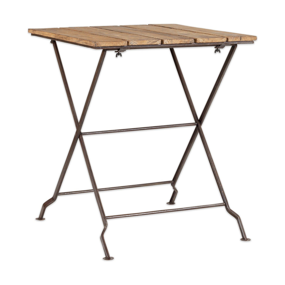 Rishikesh Reclaimed Wood Folding Garden Table - Natural