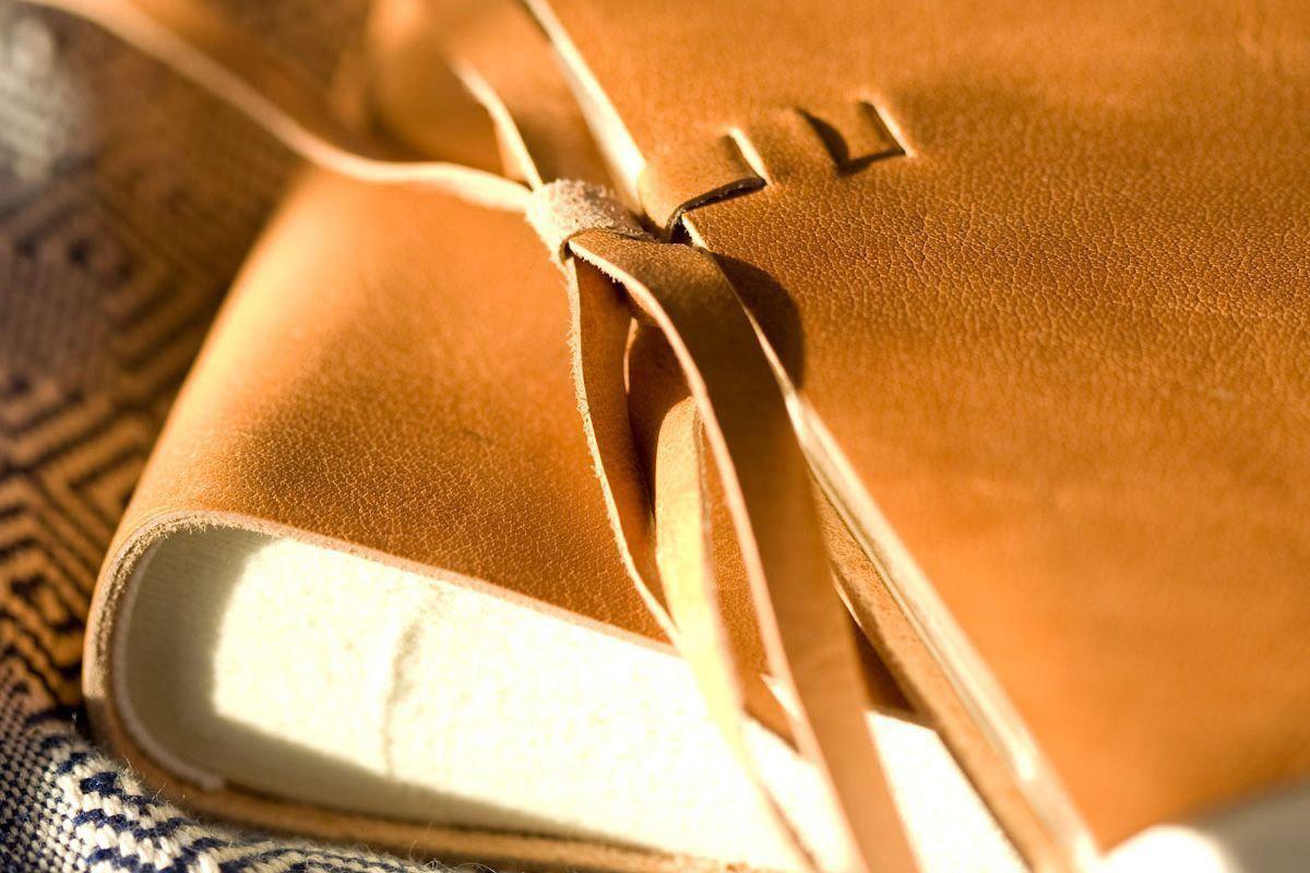 Rustic Leather Large Photo Album - Tanned