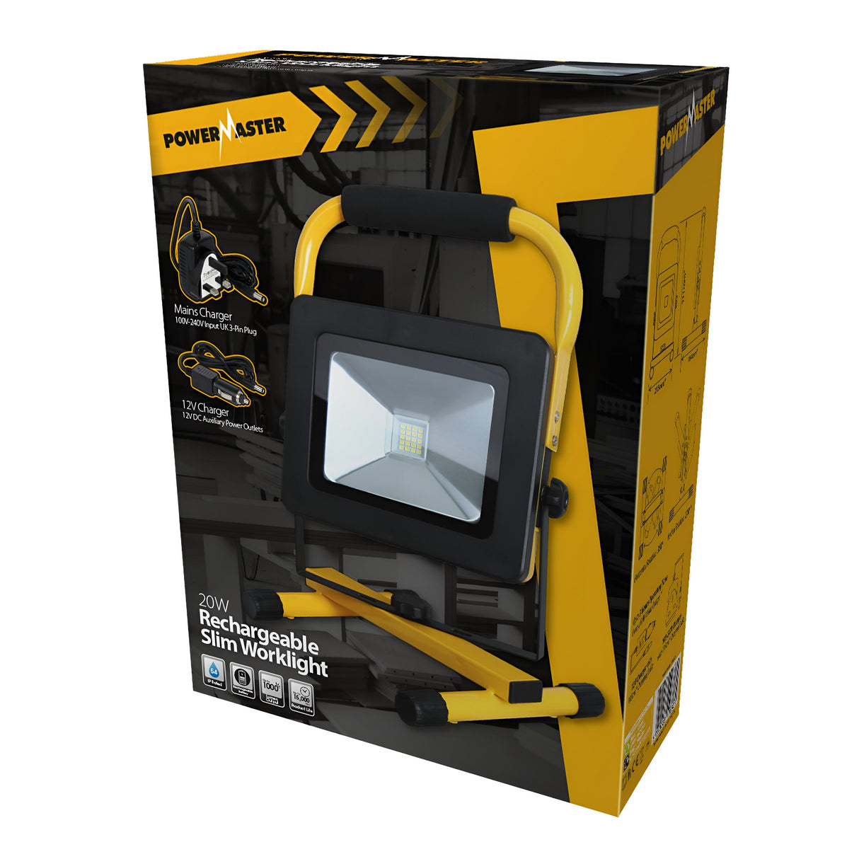 PowerMaster 20W LED Rechargeable IP54 Worklight