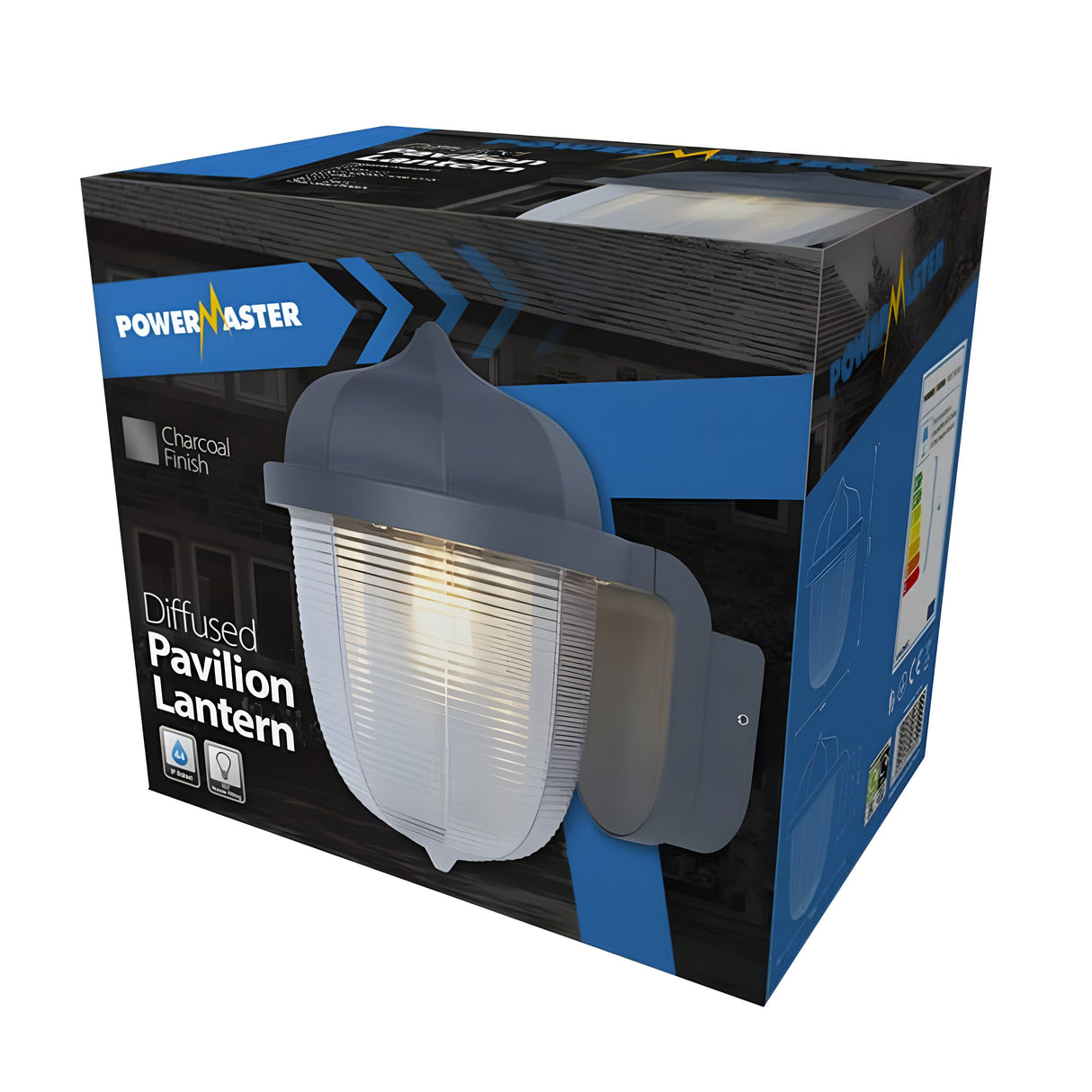 PowerMaster 8-Sided Pavilion Lantern - Charcoal