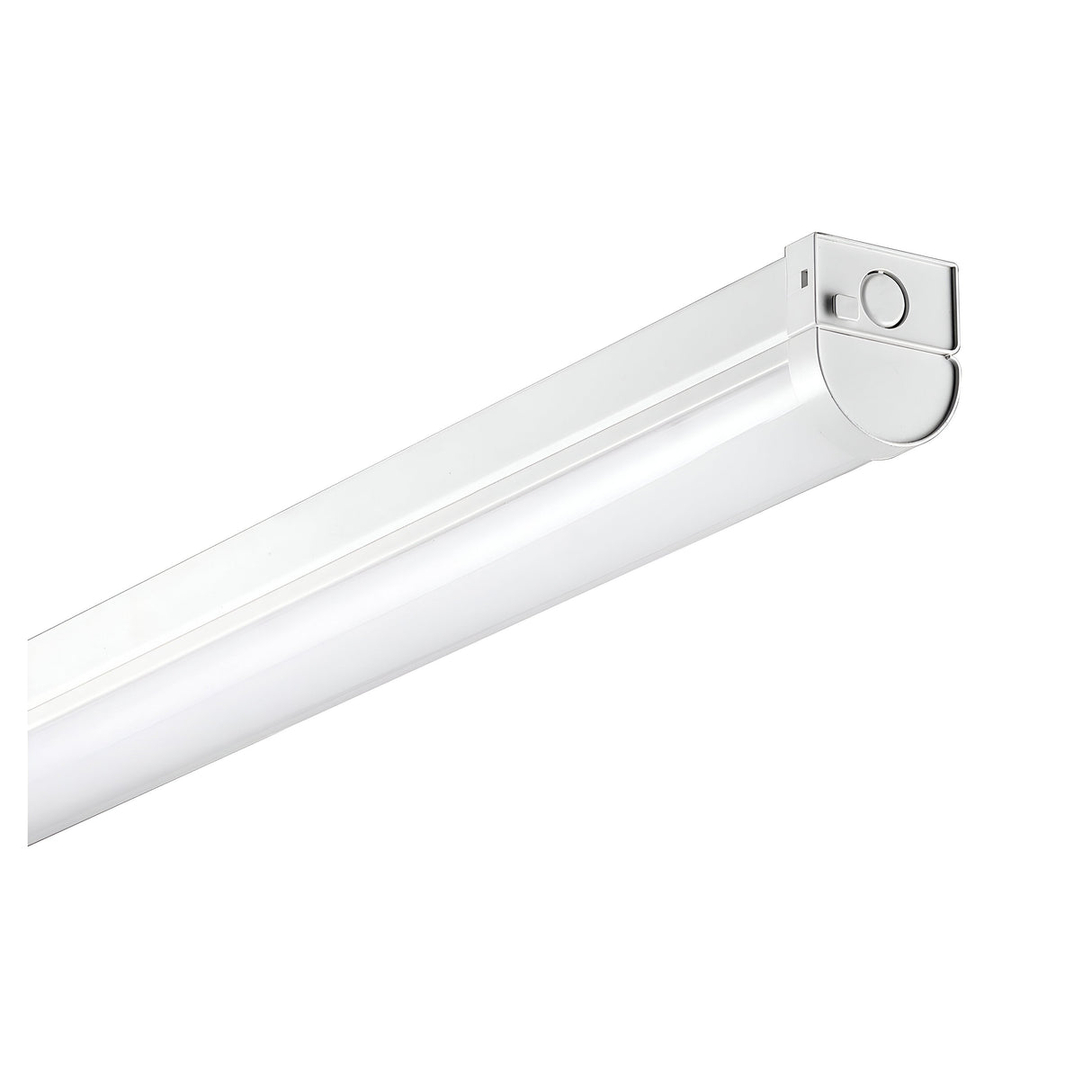 PowerMaster 30W LED 5ft (1500mm) IP20 Screwless Hinged Single Batten - Emergency - 3,900 Lumen - 4,000K (Cool White)