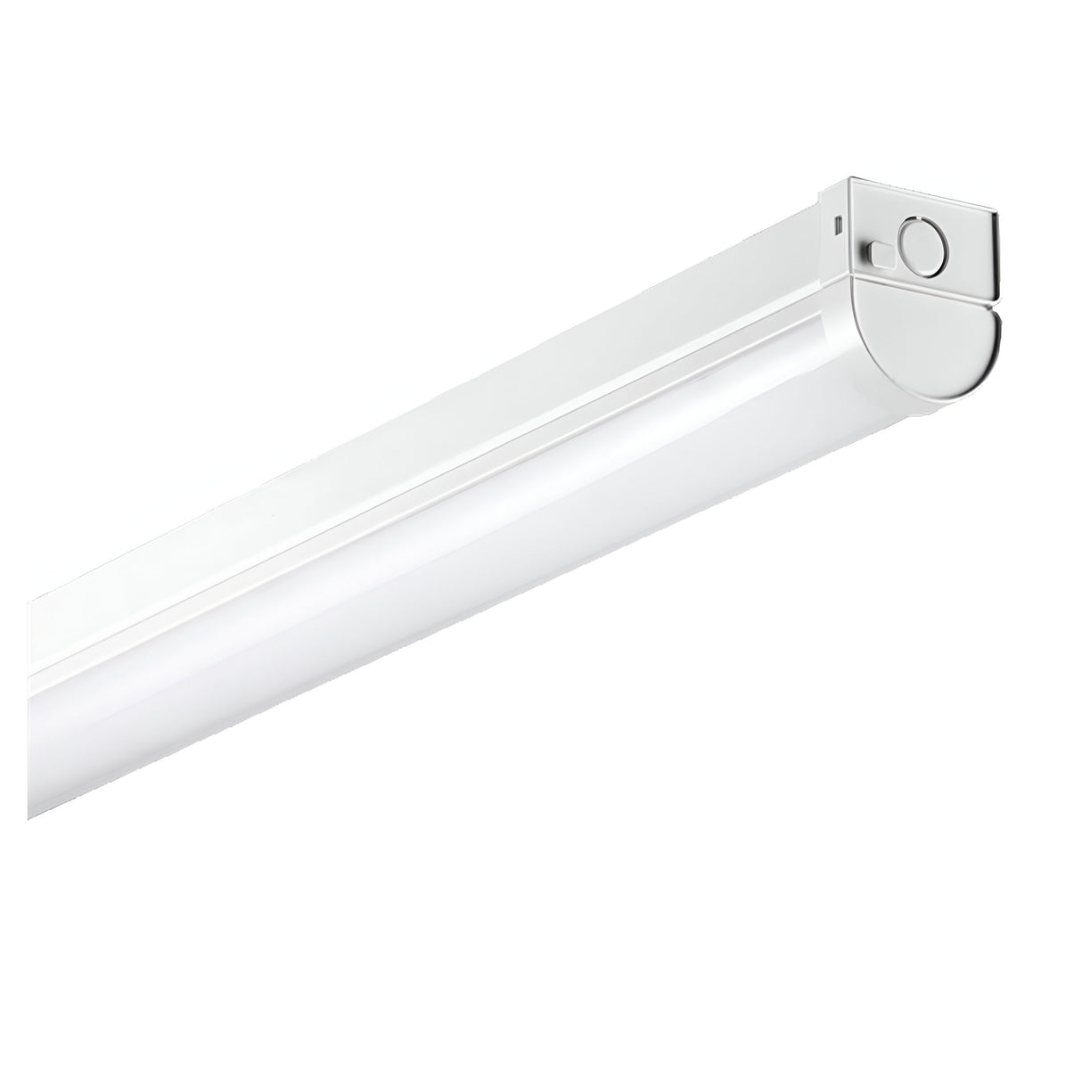 PowerMaster 20W LED 4ft (1200mm) IP20 Screwless Hinged Single Batten - Emergency - 2,400 Lumen - 4,000K (Cool White)