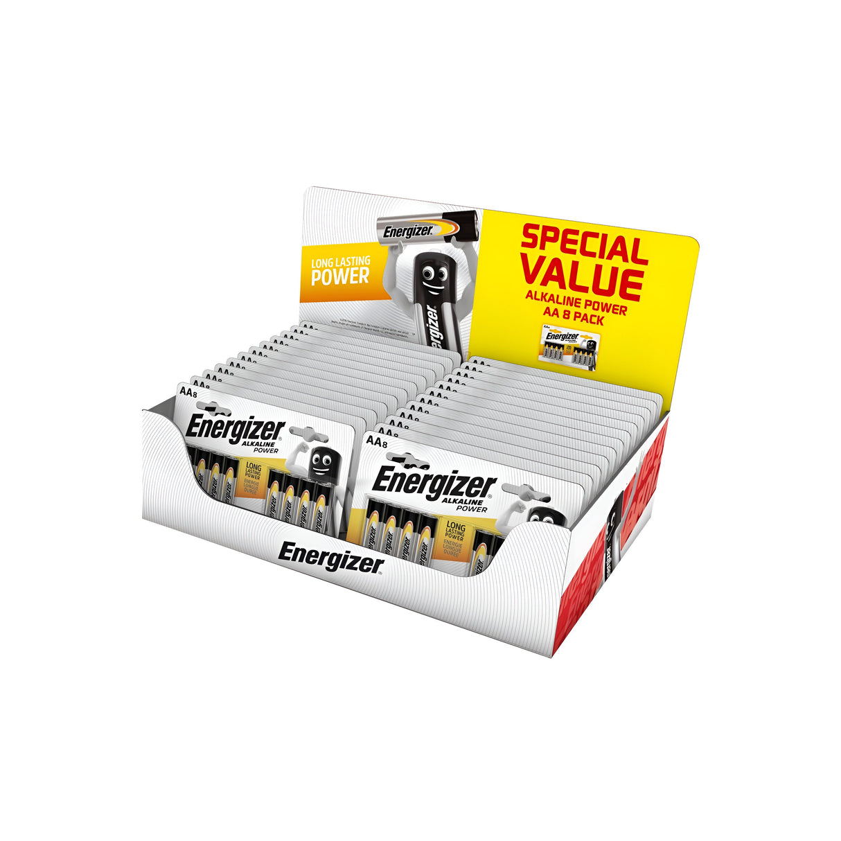 Energizer 36 Alkaline Power Batteries - 24 x AA / 12 x AAA