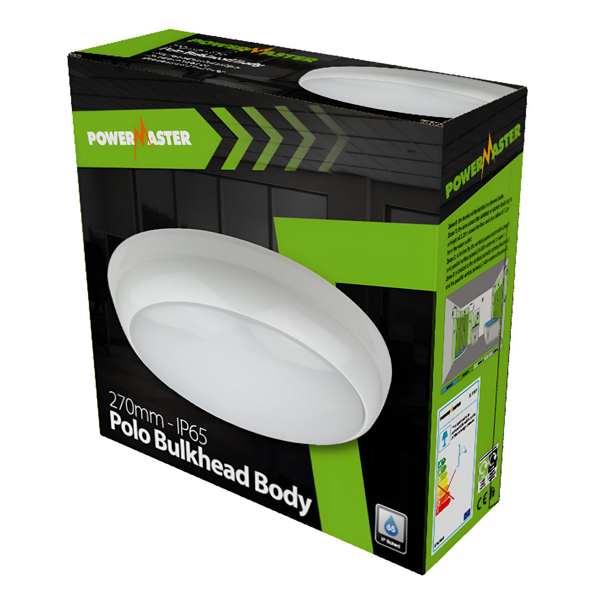 PowerMaster 8W IP65 Bulkhead Body