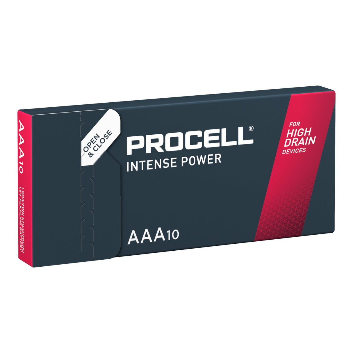 Duracell Procell Intense AAA LR03 Alkaline Batteries (10 Pack)