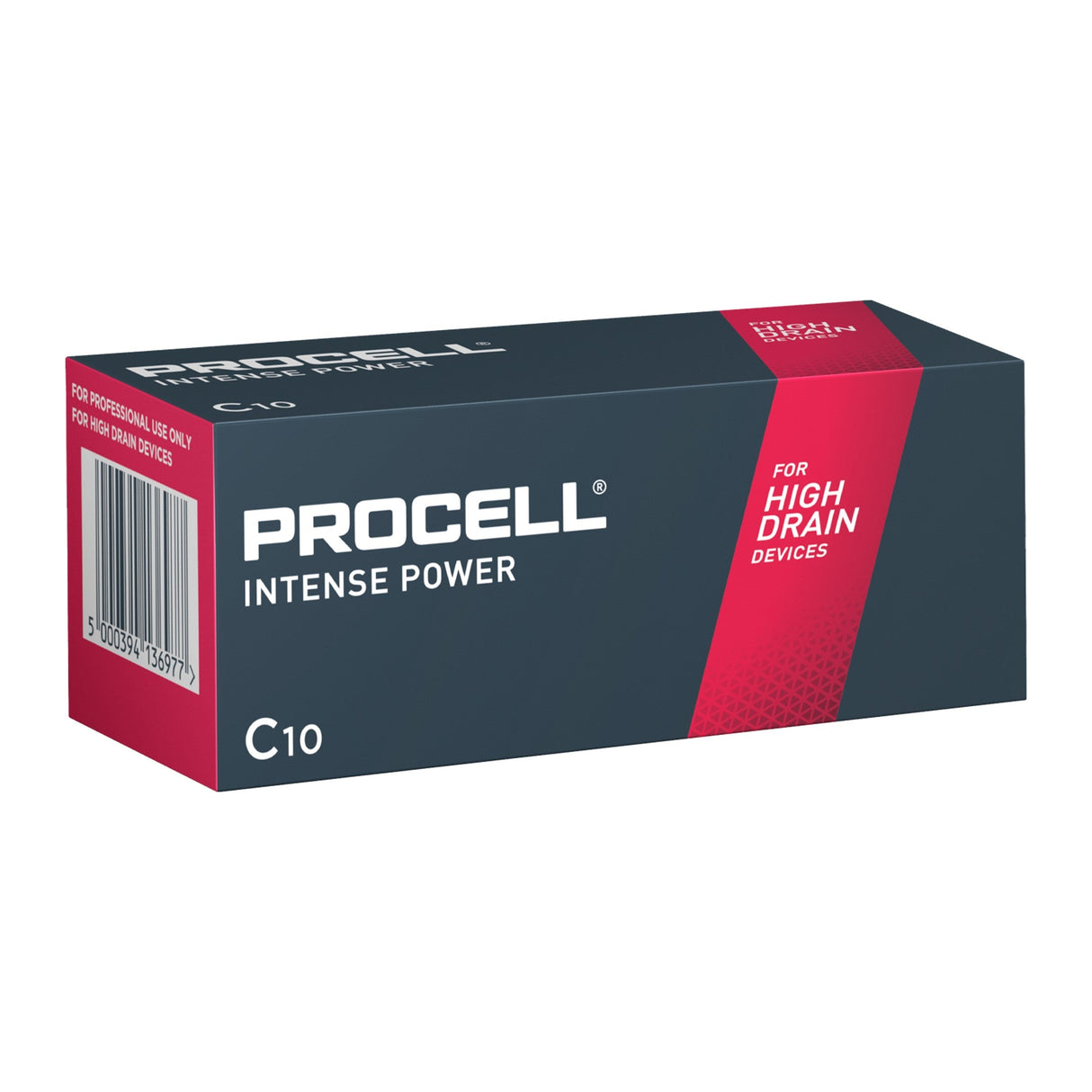 Duracell Procell Intense C Size LR14 Alkaline Batteries (10 Pack)