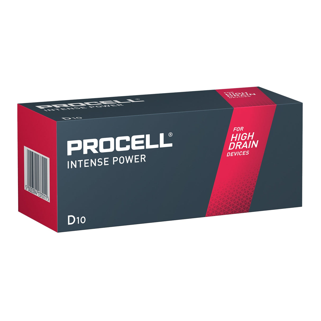 Duracell Procell Intense D Size LR20 Alkaline Batteries (10 Pack)