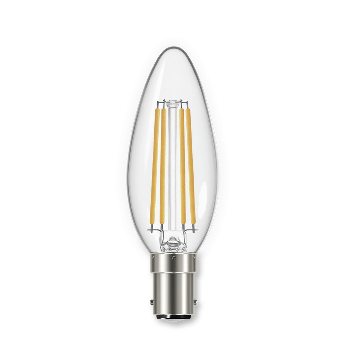 Energizer 5W Dimmable LED Candle Filament Bulb - Cold White, B15, 4000K