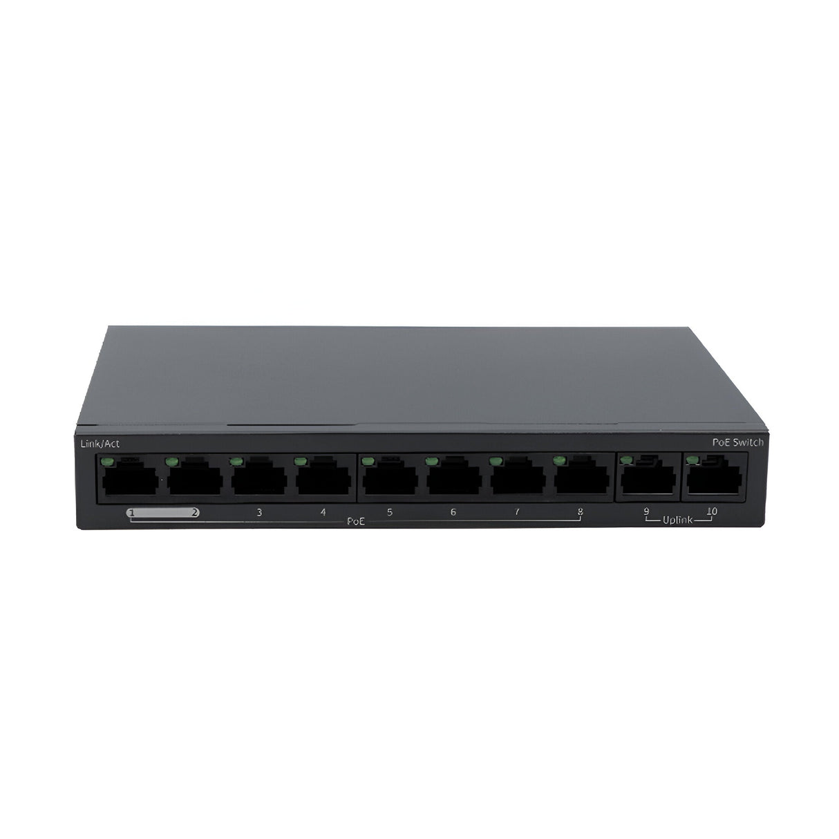 8 Port PoE Switch 88W - Black