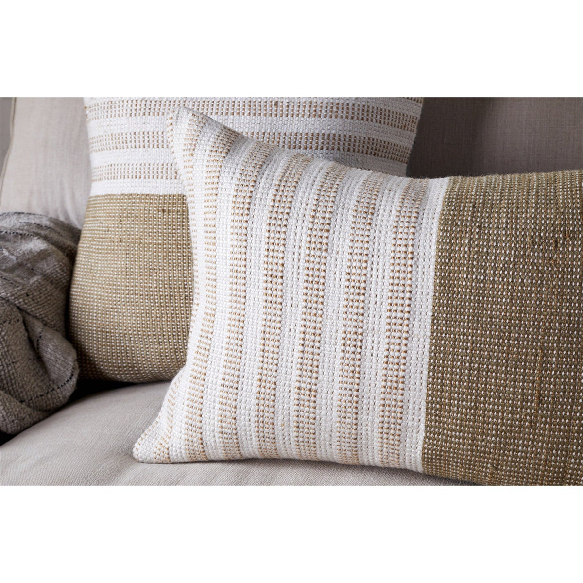 Samata 60 x 40cm Recycled Cushion Cover - Moss