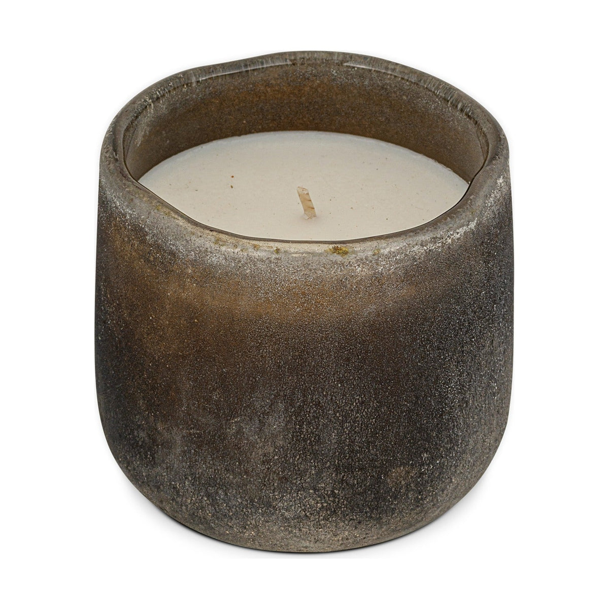 Cedarwood & Fig 1 Wick Scented Candle - Frosted Black
