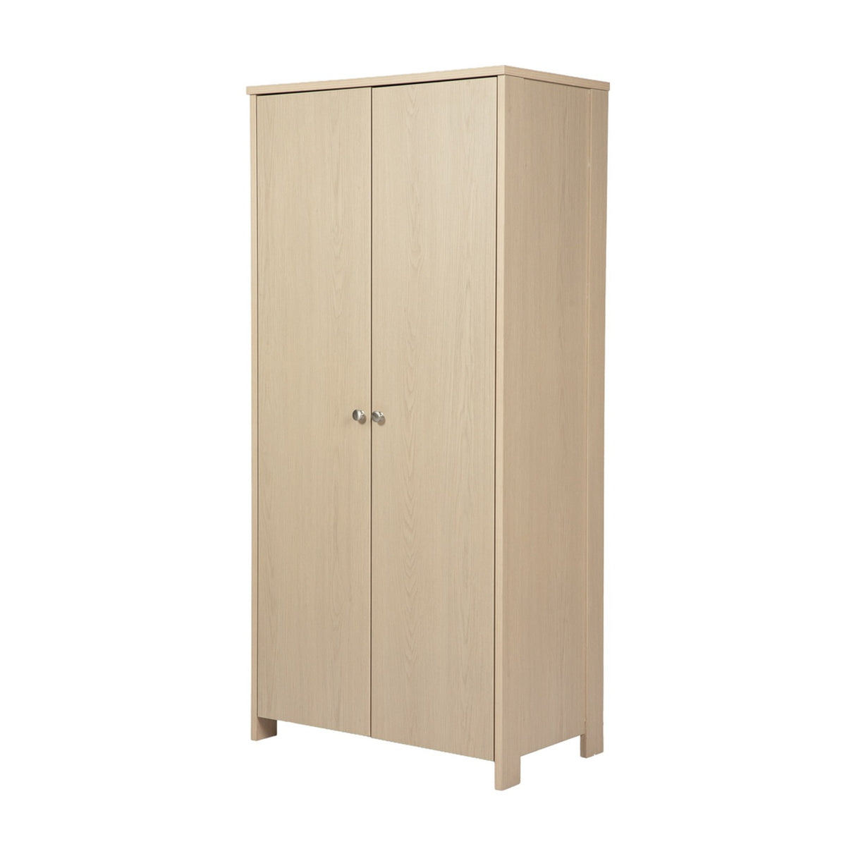 Seeker 2 Door Kids Wardrobe with Double Hanging Rail - Nordic