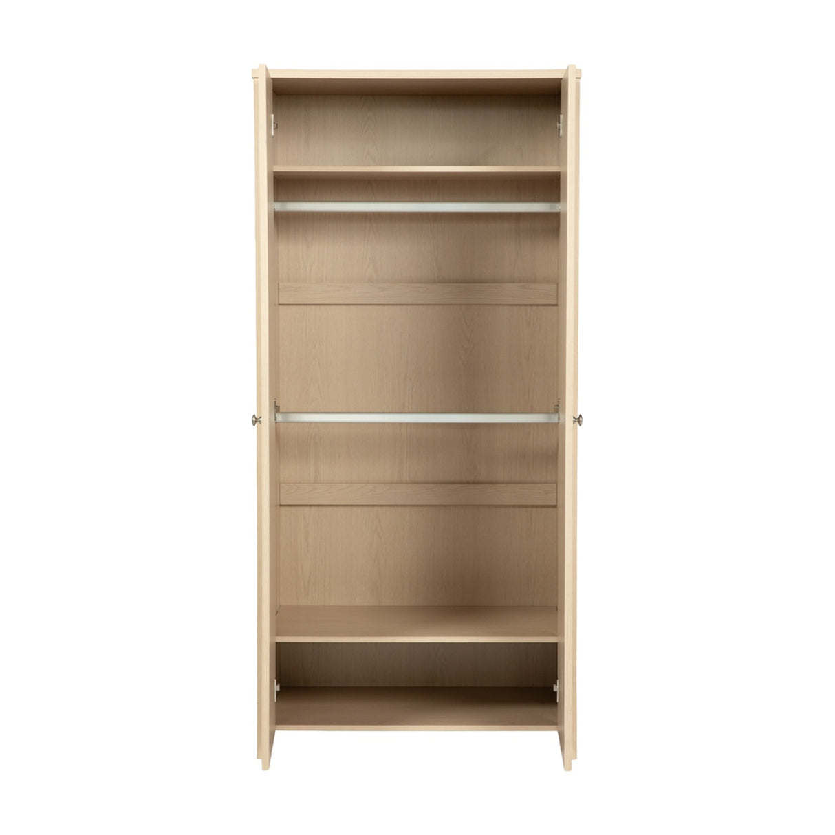 Seeker 2 Door Kids Wardrobe with Double Hanging Rail - Nordic