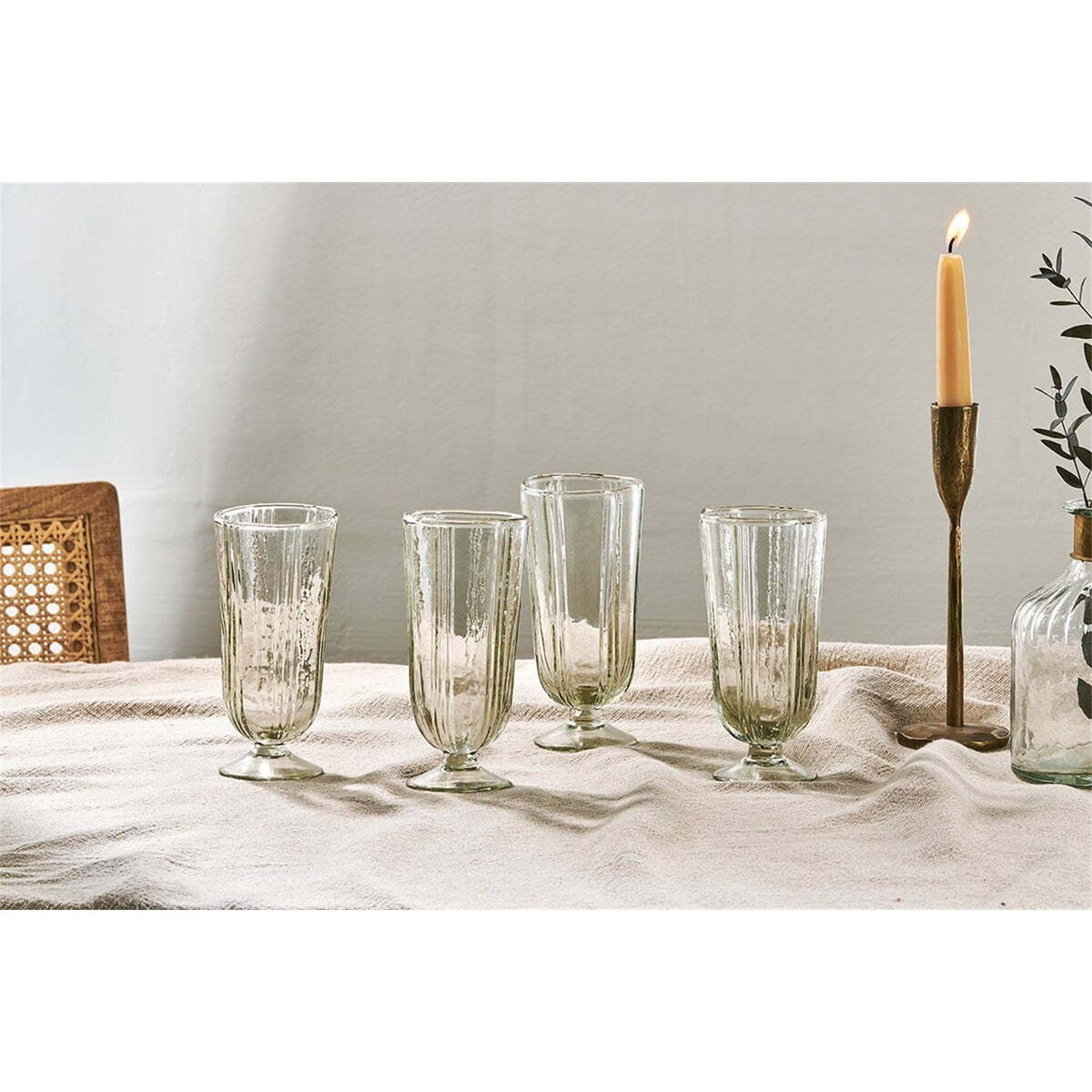 Sigiri Tall Wine Glasses - Clear - Set of 4