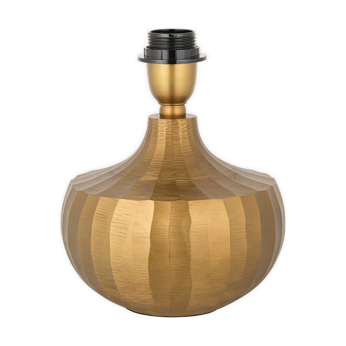 Sakiti Cast Aluminium Table Lamp Base - Antique Brass