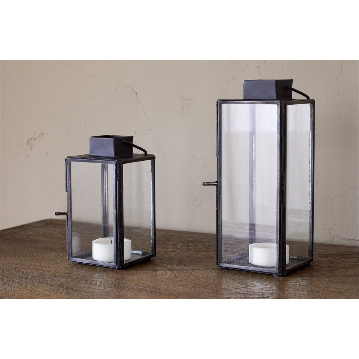 Sia Small Mini Table Lantern - Black