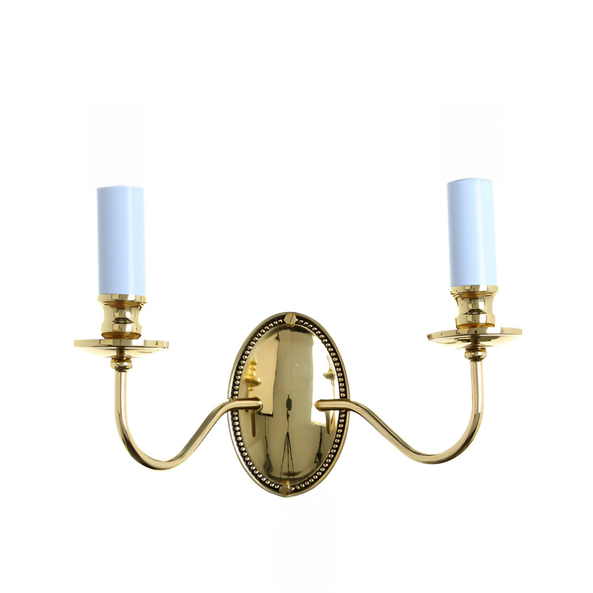 Georin 2 Light Solid Brass Wall Light - Polished Brass