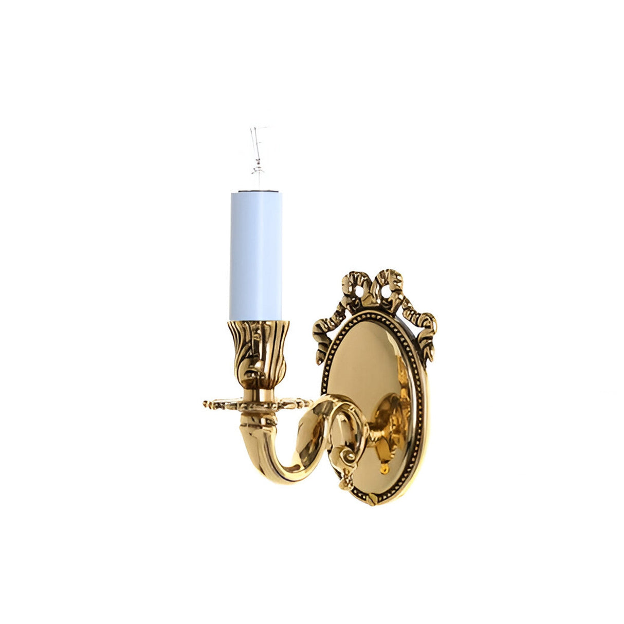 Glanmore 1 Light Solid Brass Wall Light - Polished Brass