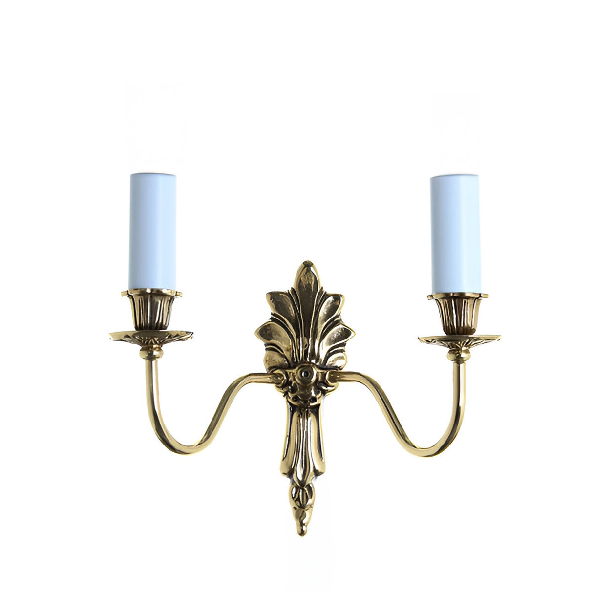 Oakridge 2 Light Solid Brass Wall Light - Polished Brass