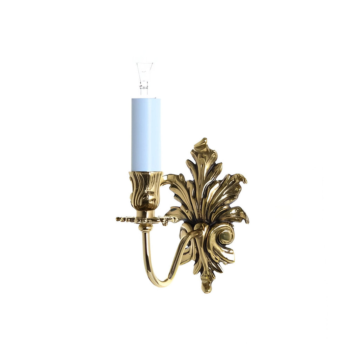 Dauren V2 1 Light Solid Brass Wall Light - Polished Brass